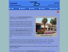 Tablet Screenshot of duram.co.il